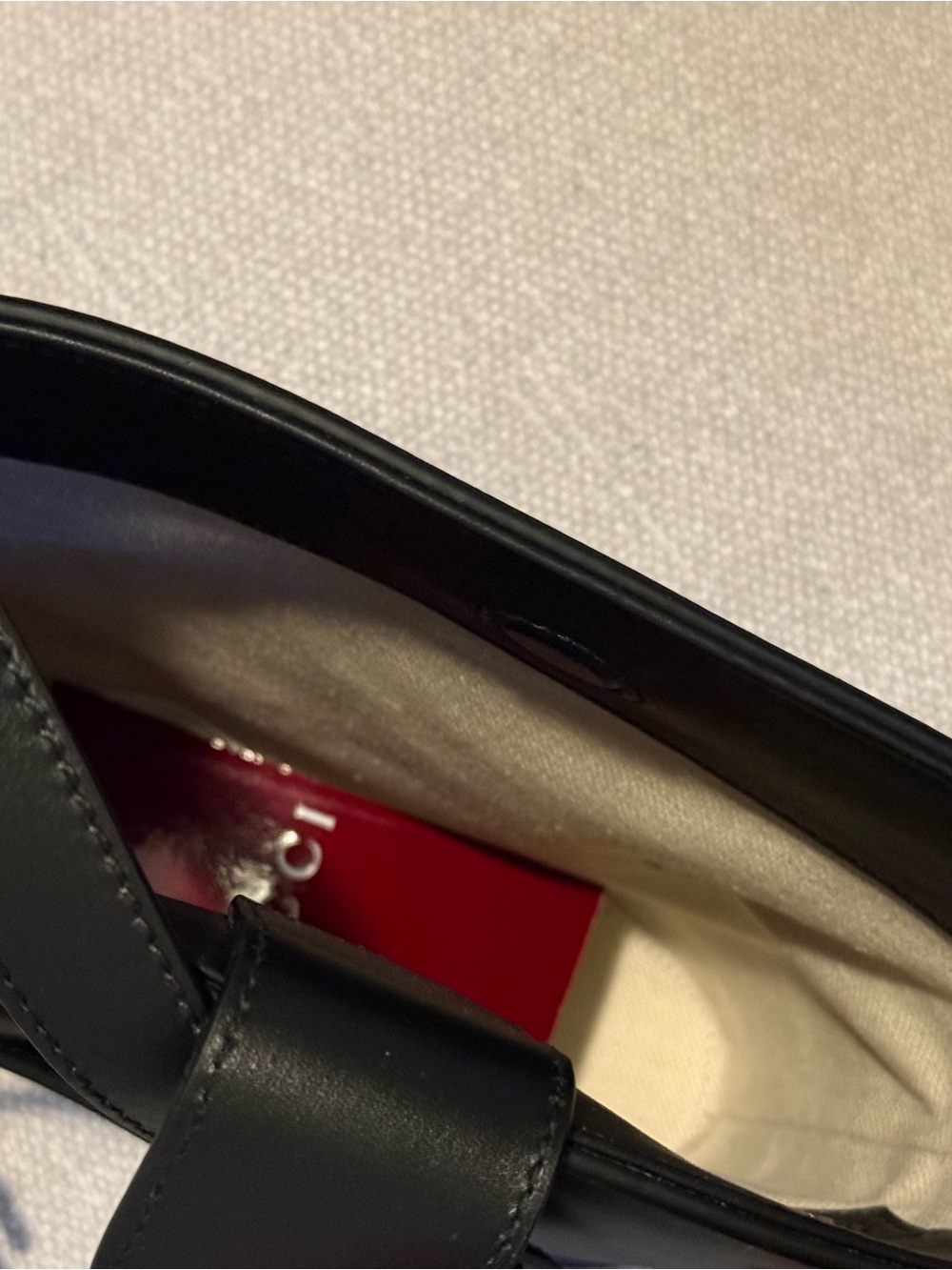 Gucci 1973 Black Leather Crossbody - Picture 5 of 14